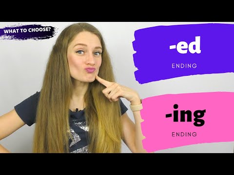 Video: Unterschied Zwischen Ing Und Ed
