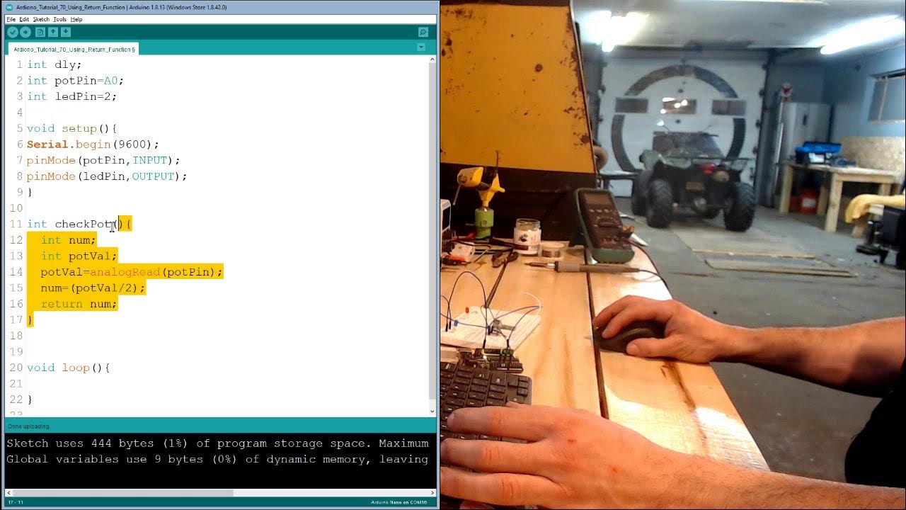Arduino Tutorial 75: la fonction RETURN - YouTube