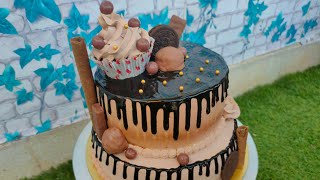 Two tier chocolate cake  by Mrs Home