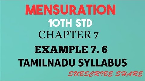 TAMILNADU SYLLABUS 10 MATHS CHAPTER 7 - EXAMPLE 7.6