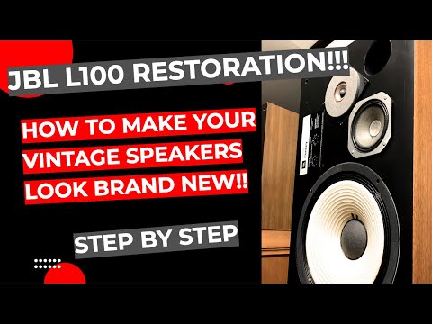 JBL L100 Complete Cabinet Restoration