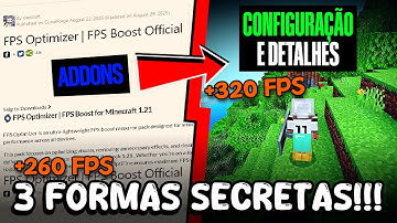😱SAIU! 3 FORMAS PARA ACABAR COM O TRAVAMENTO NO MINECRAFT (Surpreendente)