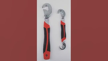Adjustable Spanner Set Multi Function Universal Wrench Quick Snap Soft Grip