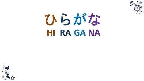 huruf Hiragana II PA PI PU PE PO