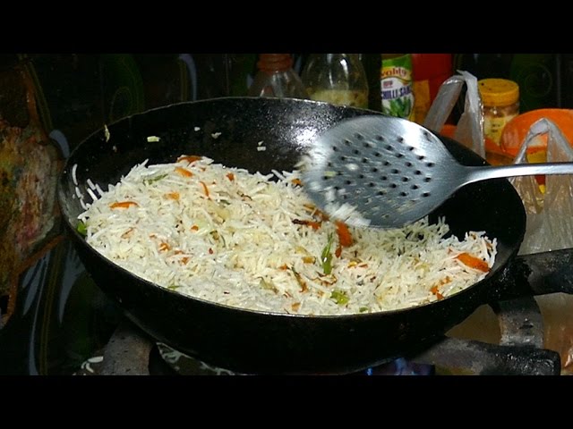 VEG FRIED RICE | FAST FOOD IN INDIA | 4K VIDEO | 4K ULTRA HD VIDEO street food | STREET FOOD