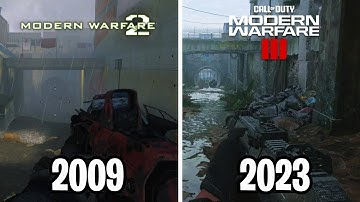 MW2 (2009) Vs MW3 (2023) - MAP COMPARISON! [4K]