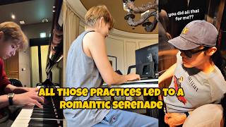 Taehyung Mastering The Piano To Serenade Hobi