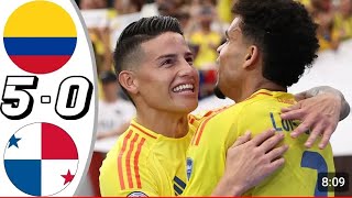 Colombia vs Panama 5-0 all goals highlights copa america 2024  #copaamerica #football #viral #messi