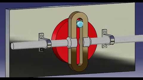 SCOTCH YOKE MECHANISM ANIMATION IN CATIA | 3D ANIMATION |