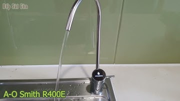 Thục tế lắp đặt máy lọc nước AO Smith R400E tại Bếp Sài Gòn