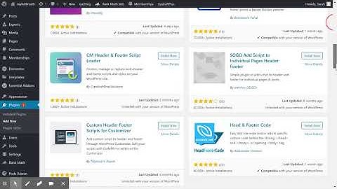 How to insert HTML into the header or footer of your WordPress page