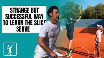 Best Tennis Tip On The Slice Serve | Patrick Mouratoglou