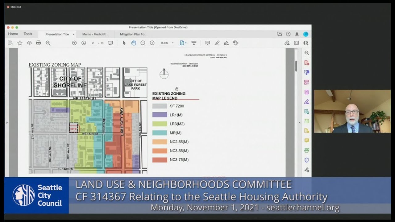 Seattle City Council Land Use and Neighborhoods Committee Special