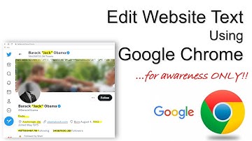 How to Edit Website Text Using Google Chrome
