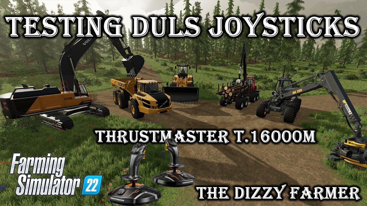 New Thrustmaster Joystick for Farming Preview #farmingsimulator22 