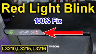 Epson L3210, L3215, L3216, L3250,L3251 red light blink Solutions // Service Required Solutions screenshot 1