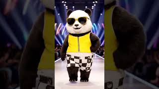 &quot;cute# playful panda walking the ramp!💫&quot;