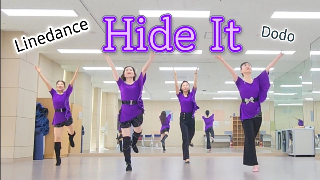 Hide It (Танец линейный, для начинающих с высоким уровнем подготовки, 8 счетов)