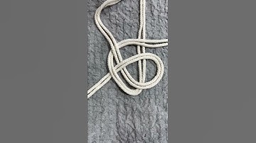 How to Macrame a Josephine Knot  #shorts #macrametutorial