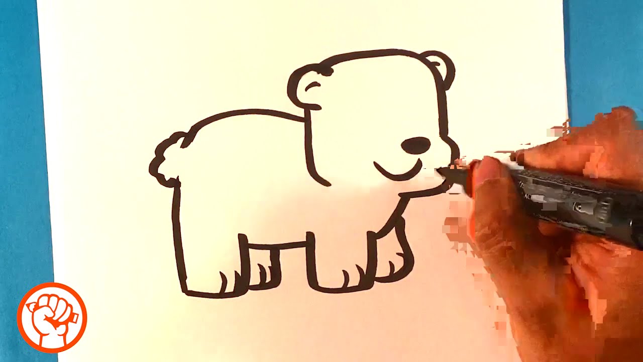 Top 151+ polar bear drawing easy