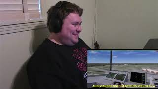 747 Pilot LOSES HIS MIND in Flight Simulator X Multiplayer ATC Reaction