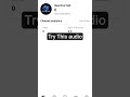 Try this audio🔊