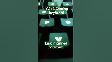 Logitech gaming keyboard unboxing G213 ASMR
