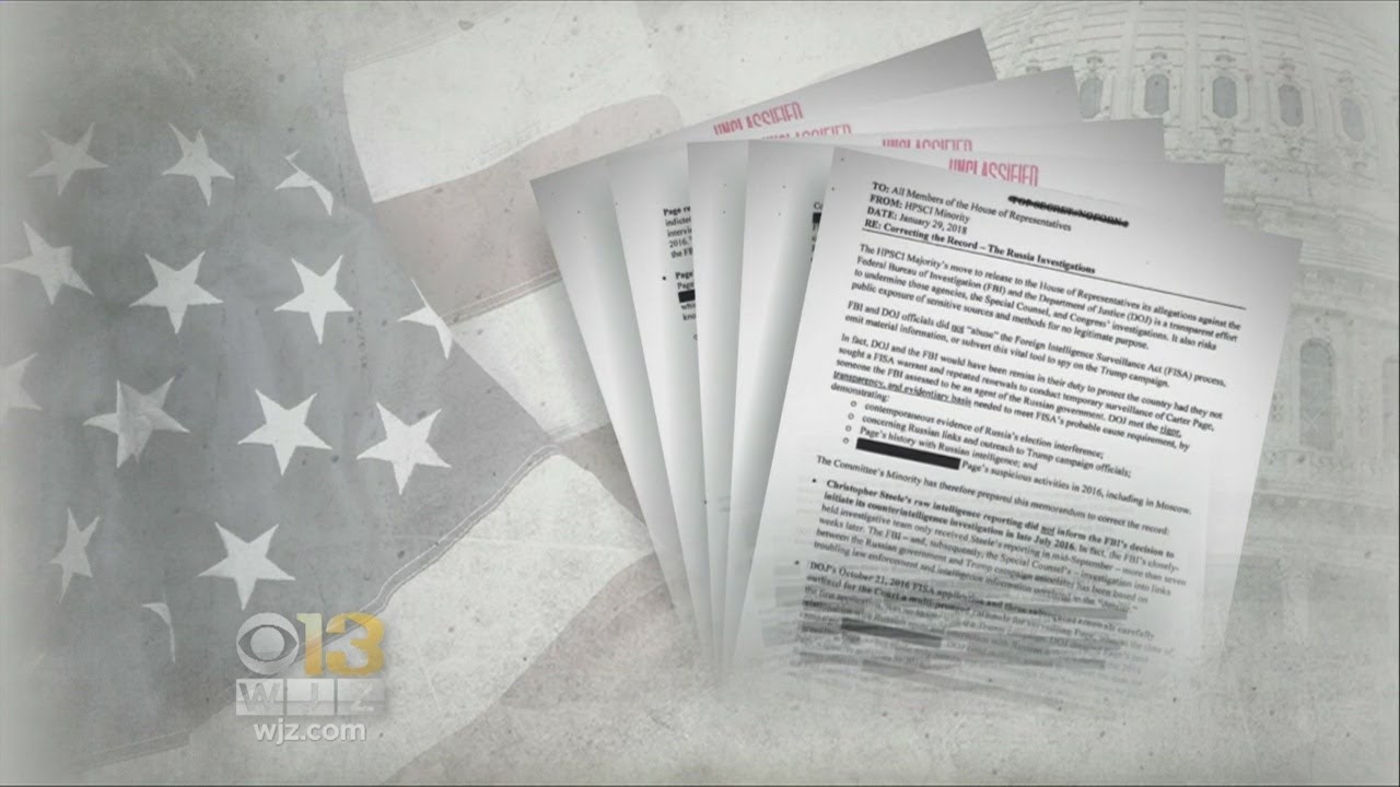 Redacted Democratic Memo Released; Counters GOP Claims Of FBI Surveillance Abuses