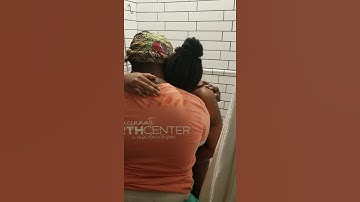 Thumbnail of Natural Birth at home in Shower-Cincinnati Birth Center #waterbirth #homebirth #birth #natural