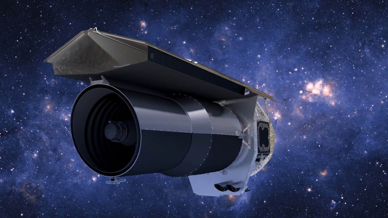 Spitzer Space Telescope Beauty Pass - YouTube