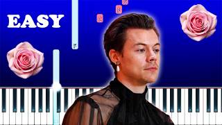 Harry Styles - Coming Up Roses (EASY Beginner Piano Tutorial) @PianoPop_TV