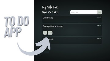 How to Build a Todo List App with Local Storage for Beginners - HTML, CSS & JavaScript