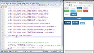 14 Bootstrap Tutorial for Beginners   14   Buttons Part 2 | Computer Monk 🔴