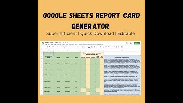 Report Card Generator