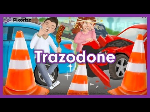 Trazodone Antidepressant Review and Mnemonic for NCLEX | Side Effects (Sleep)