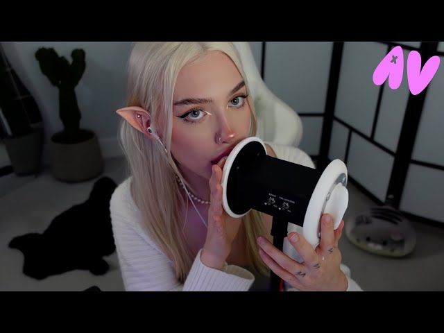 ASMR elf licks and nibbles your ears