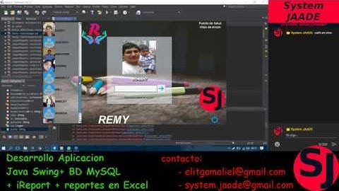 Sistema Java Swing + MySQL + iReport + Reporte Excel Parte #1