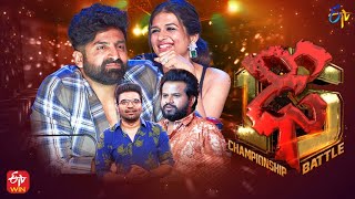 Dhee 15 | Championship Battle | 21st December 2022 | Hyper Aadi, Sekhar Master | Full Episode | ETV
