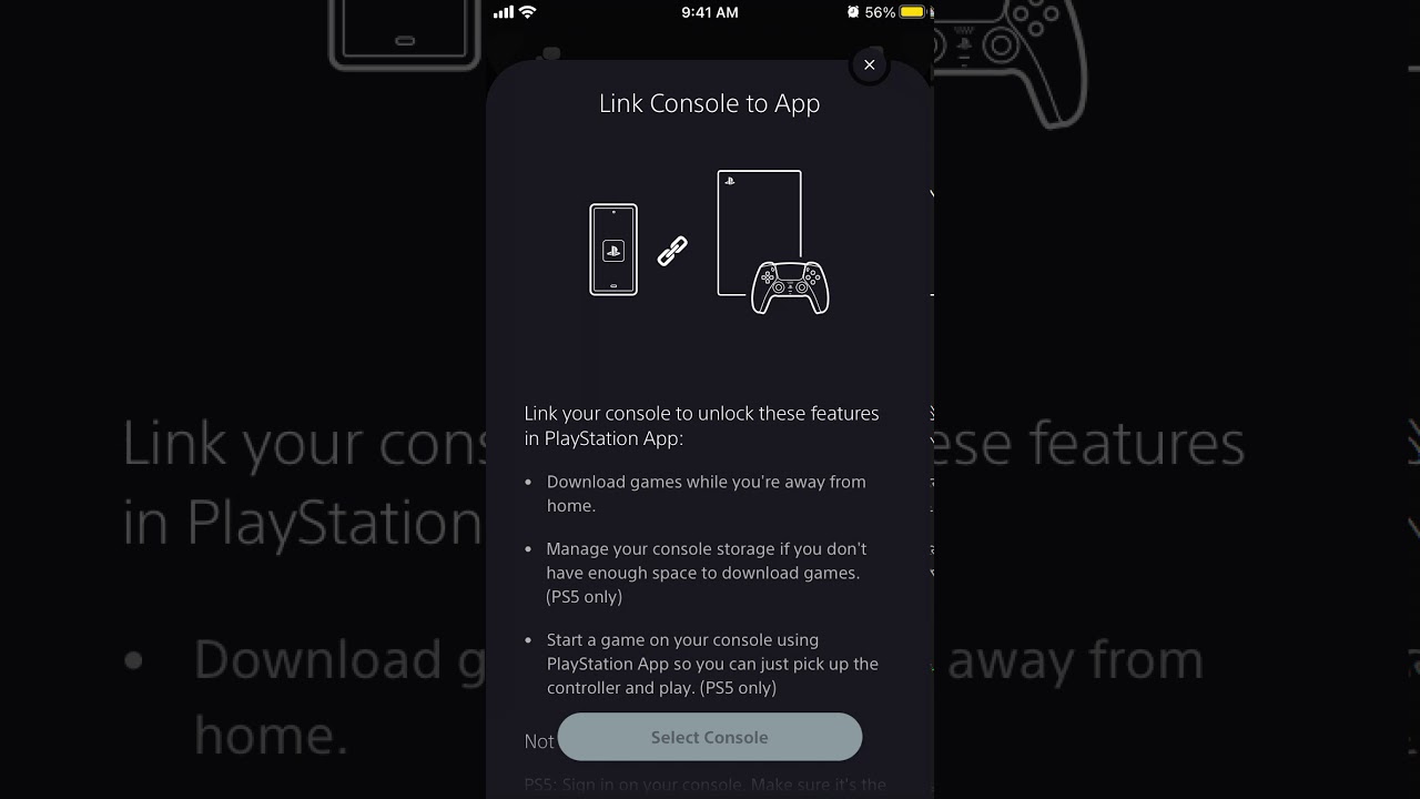 How to LINK CONSOLE in PLAYSTATION app? - YouTube
