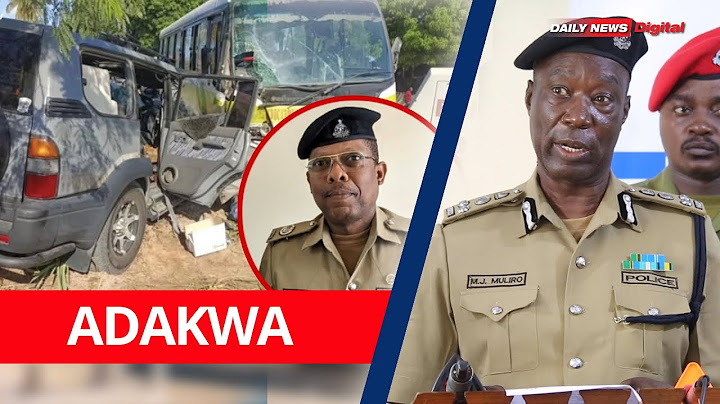 DEREVA ALIYESABABISHA KIFO CHA OCD CHANIKA AKAMATWA