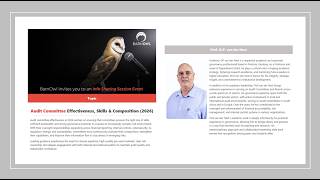 BarnOwl Info Sharing: Audit Committee Effectiveness, Skills &amp; Composition (2026)