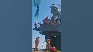Nicely Done Rigger Checking G Hook  #offshorevessel  #trending  #hopperdredger #pipelineconnection