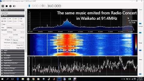 Signals reflecting off meteor trails