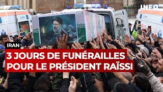 Iran : 3 jours de cérémonies funèbres après le décès du président Raïssi - RTBF Info