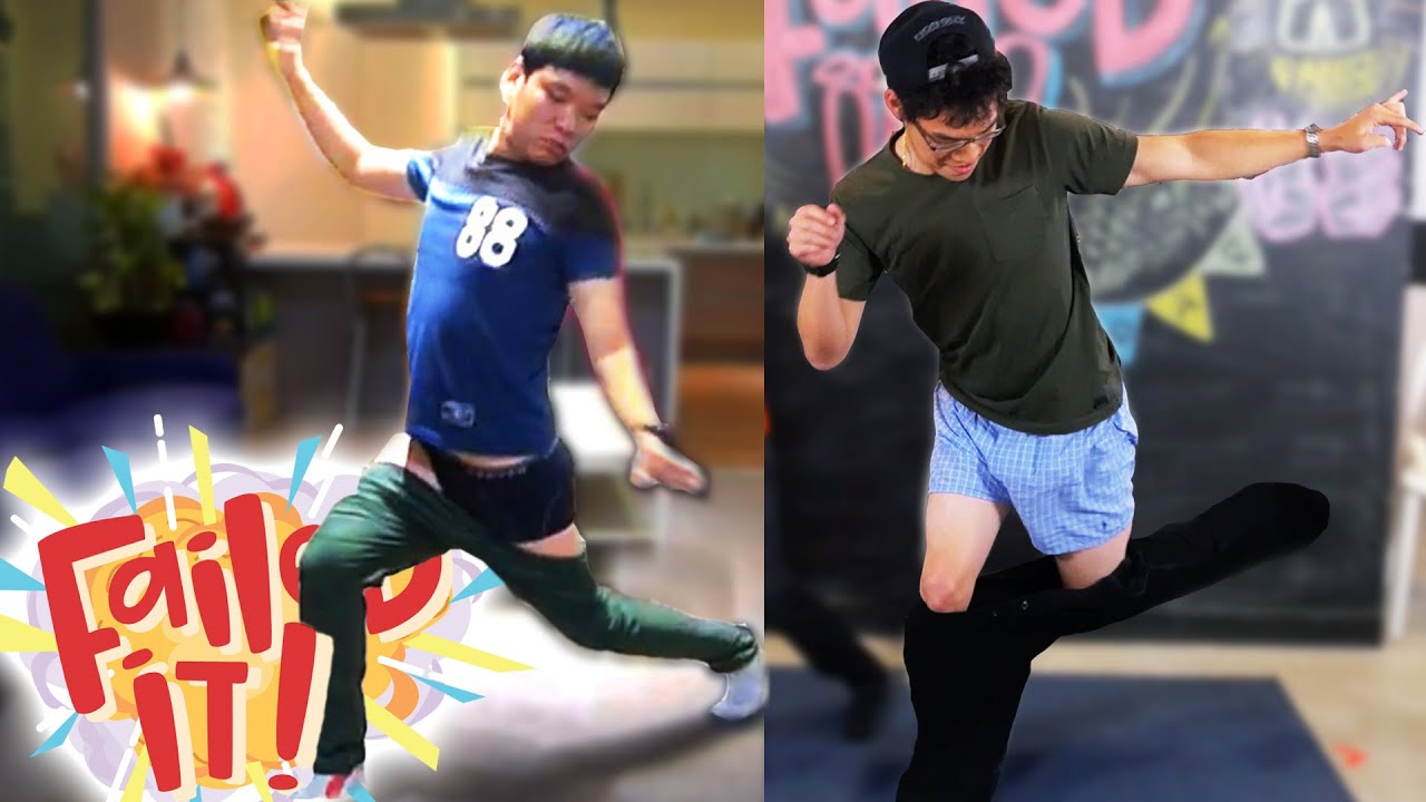 The No Hands Pants Challenge?! - FAILED IT!