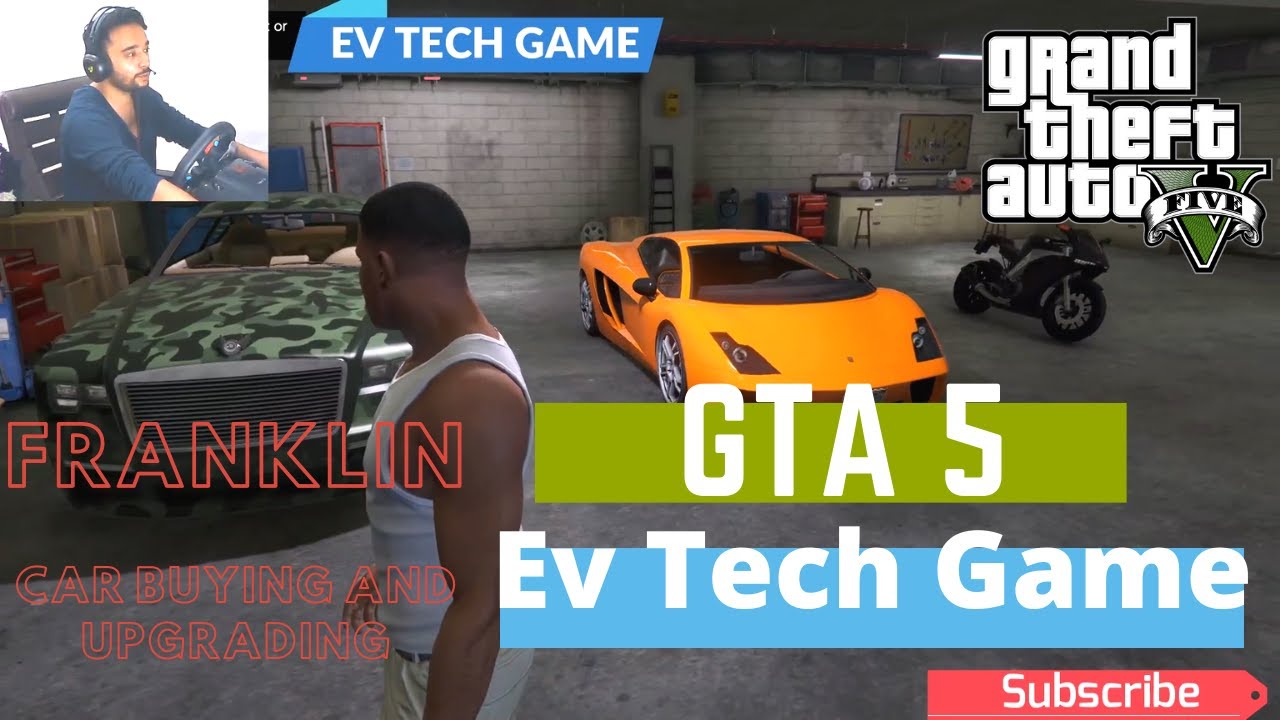 Gta 5 Steering Wheel Edition Logitech g29 Franklin Car Upgradation Ev