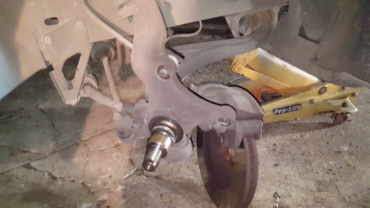 Replacing Ba Ford Falcon Front Wheel Bearings Youtube