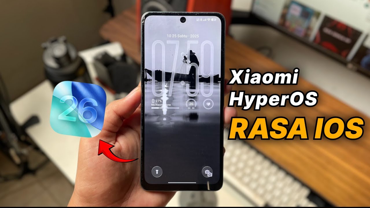 ANDROID HYPEROS JADI IOS 26 | CARA MENGUBAH TAMPILAN HYPEROS MENJADI ...