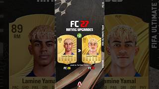 FC 27 Rating Upgrades! #fc26 #fifa #cardfifa #shorts #austor
