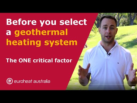 Phil from Euroheat explaining the one factor to check before choosing a geothermal heating system